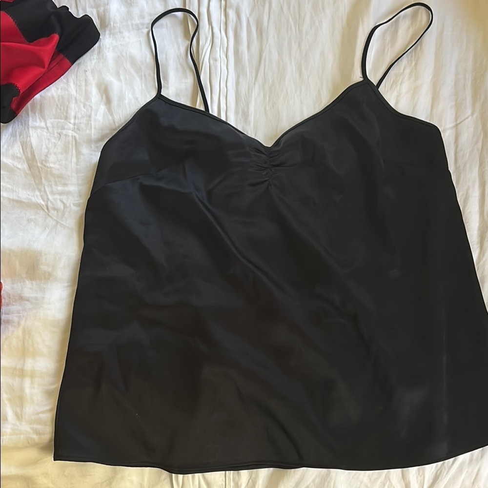 Victoria's Secret Black Satin Top